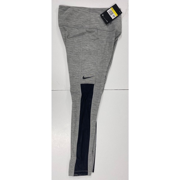 Nike Pants - NIKE Women Training Crop Mesh Tights Grey Black CJ1816 091 - Small